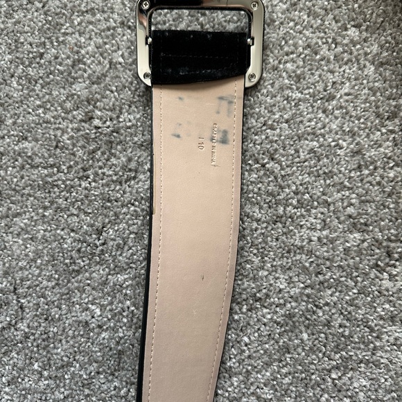 Cole Haan  black suede Leather Belt for women,size M - Picture 6 of 6